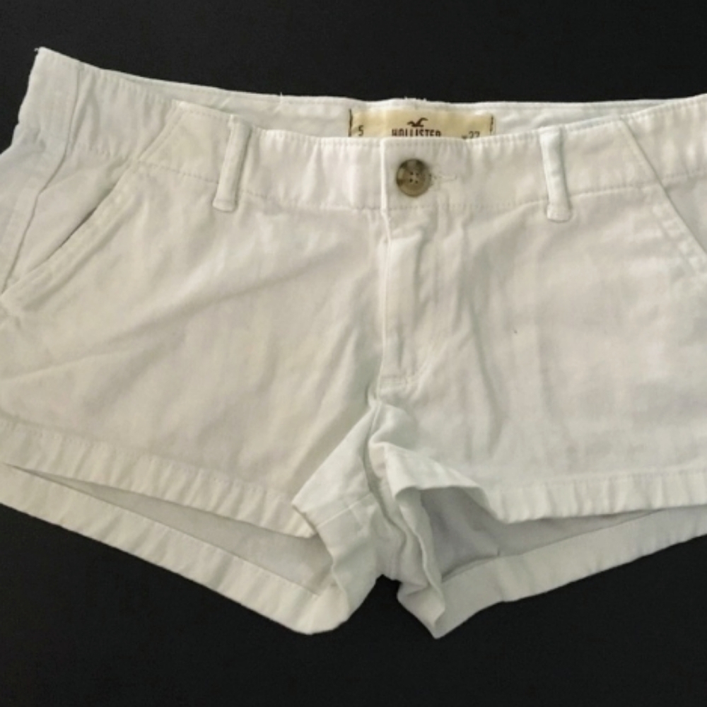 Hollister White Short Shorts